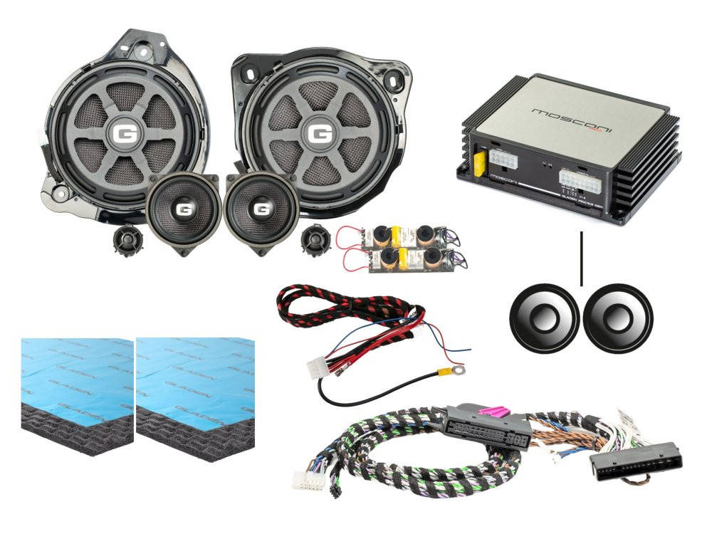 Gladen Mercedes Plug and Play hangrendszer ?sszes C ?s E GLC modellhez GA-SU-MB-205-BASIC Mercedes specifikus hangszórók 0