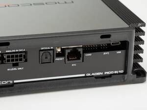 GLADEN Pico 8-10 DSP 4 csatornás erősítő DSP jelprocesszorral 4 csatornás autóhifi erősítő 6