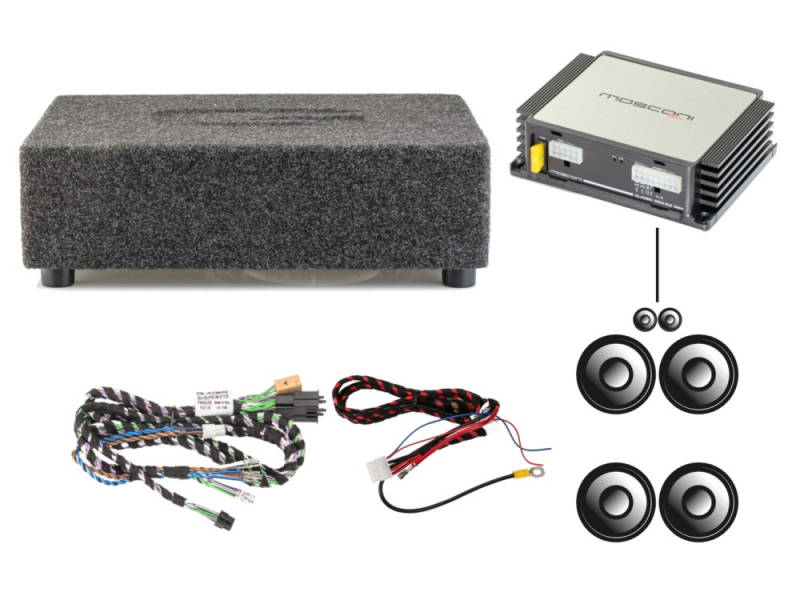 Gladen Audio Soundup VW Plug and Play hangrendszer VW csoport autóihoz GA-SU-VAG-4CH-SUB VW autóspecifikus Hangszóró 0