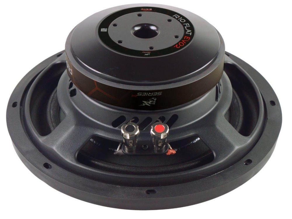 Audio System R 10 FLAT EVO2 250mm lapos mélynyomó 25 cm-es autóhifi mélysugárzó 4