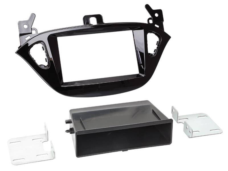 Opel Adam (S-D) 2013.01-t?l, Corsa (E) 2015.01-t?l 1 ?s 2 DIN r?di?keret fi?kkal 281230-29 Autospecifikus rádiókeret 2DIN 0