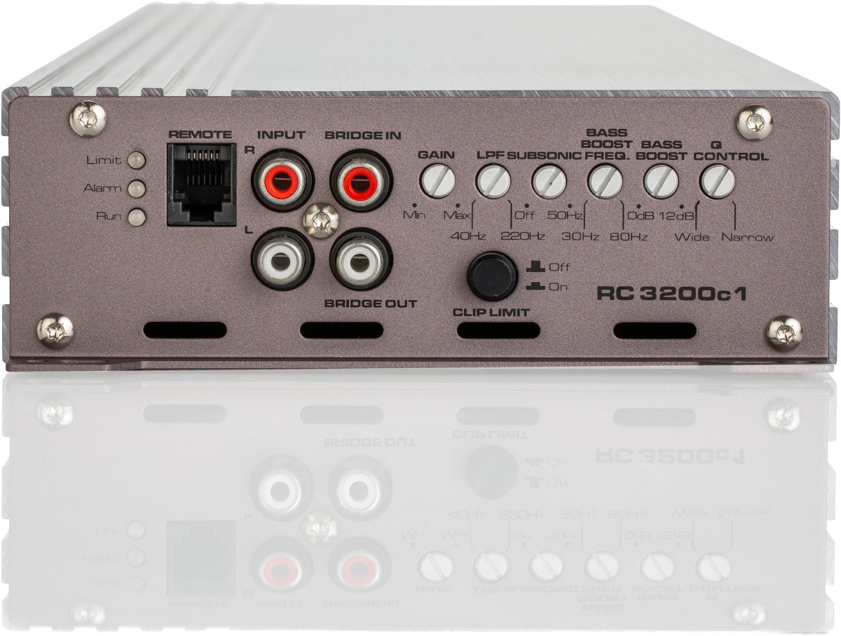 Gladen Audio RC 3200c1 D-osztályú mono autóhifi erősítő Mono autóerősítő 4