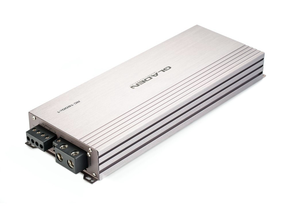 Gladen Audio RC 1800c1 D-osztályú mono autóhifi erősítő Mono autóerősítő 1