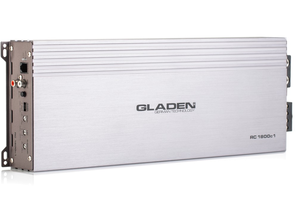 Gladen Audio RC 1800c1 D-osztályú mono autóhifi erősítő Mono autóerősítő 4