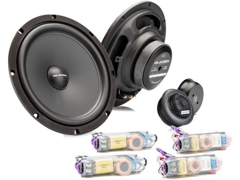 Gladen Audio RS 200 2 utas 200mm-es komponens hangsz?r?szett 20 cm-es elsőszett 0