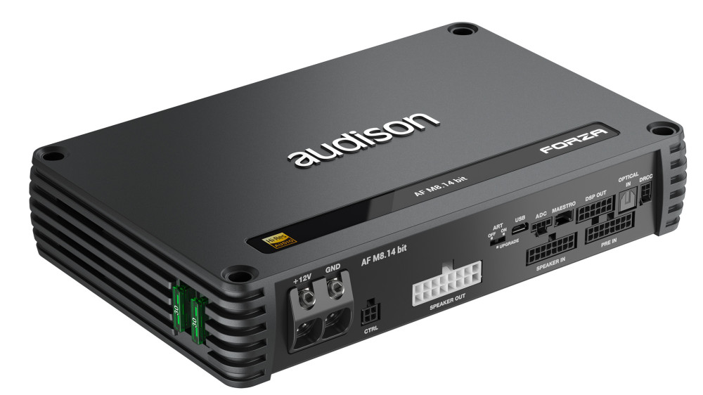 Audison AF C8.14 bit Forza 8 csatornás erősítő hangprocesszorral 8 csatornás autó erősítő 0