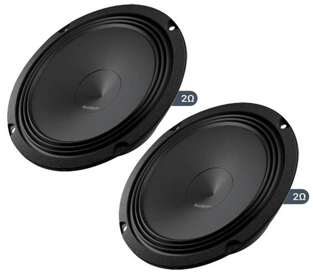 Audison AP 6.5 OHM2 - PRIMA mély-közép hangszórópár, 2 Ohm, 210W, 2 db Kick Bass hangszóró 0