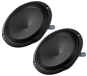Audison AP 6.5 OHM2 - PRIMA mély-közép hangszórópár, 2 Ohm, 210W, 2 db 