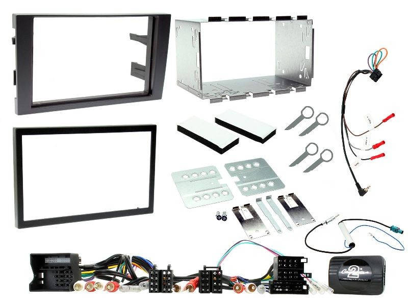 Connects2 Audi A4 2001-2008 szerelőkészlet autórádió cseréhez CTKAU02 Szerelőkészletek autórádió cseréhez 0