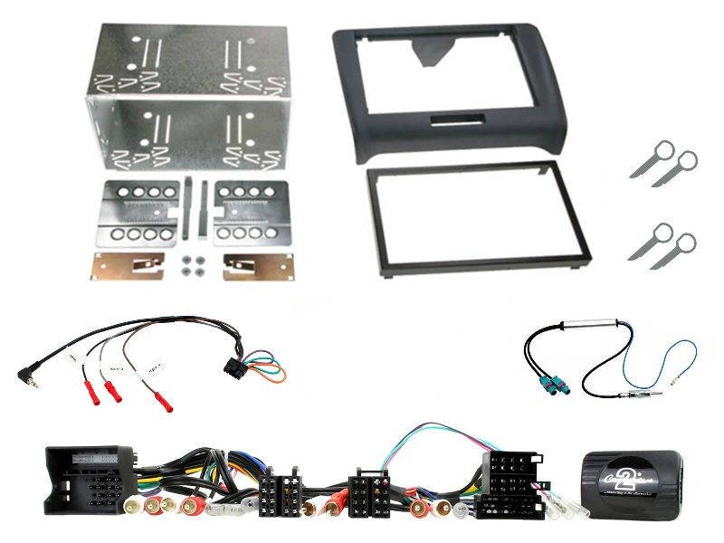 Connects2 Audi TT 2006-2014 szerelőkészlet autórádió cseréhez CTKAU03 Szerelőkészletek autórádió cseréhez 0