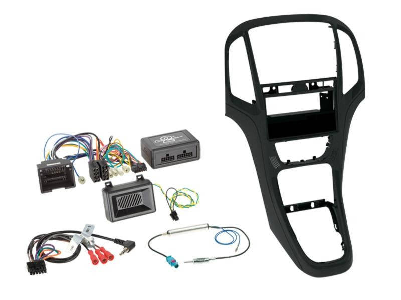 Connects2 Opel Astra 1DIN beszerelőkészlet autórádió cseréhez fekete 611230-23-2 Szerelőkészletek autórádió cseréhez 0