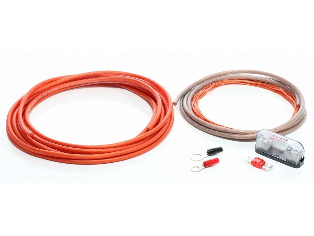 Audio System k?belszett 10mm2 6m piros ?s 2m fekete t?pk?bellel Z-PCS 10-6 kábelszett autóhifi bekötéshez 0