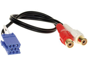  AUX-IN k?bel 8 p?lus? Mini-ISO csatlakoz?val 552104 