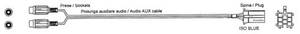  AUX-IN k?bel Becker - Blaupunkt - Grundig - VDO 510193 