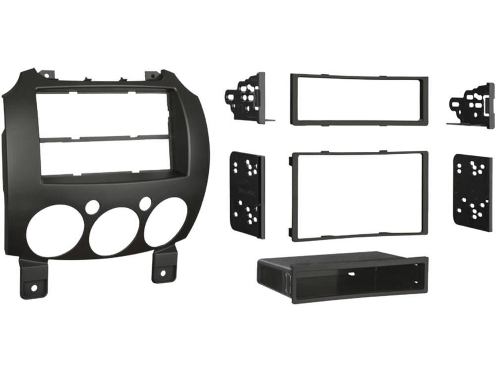 Mazda 2 2007-2014 1 ?s 2 DIN aut?r?di? be?p?t? keret 381170-15 Autospecifikus rádiókeret 2DIN 0