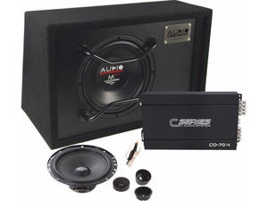  Audio System CO aut?hifi szett M10 EVO BR + MX 165 EVO + CO-70.4 akciós autóhifi csomag