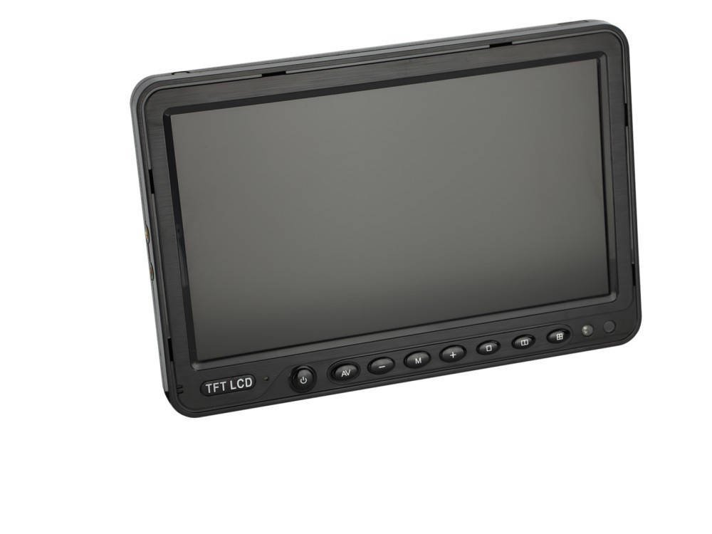 Univerz?lis osztott k?perny?s tolat?kamera monitor 9 coll 4x vide?bemenet 771000-6204 Tolatókamerák és tolató radarok 0