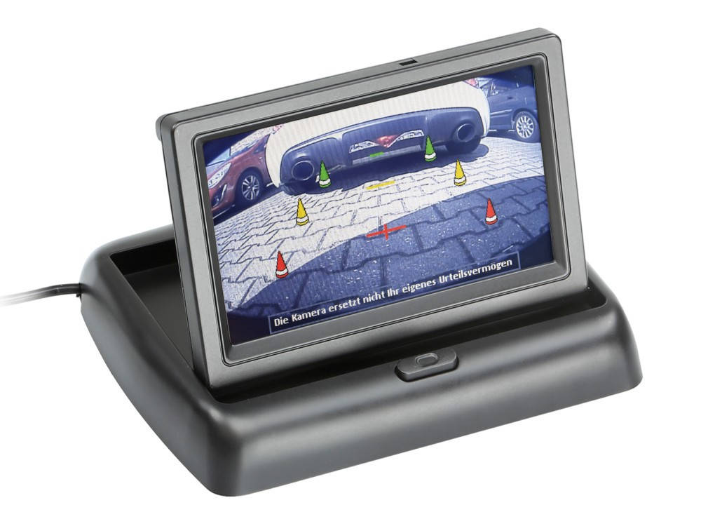 Univerz?lis ?sszecsukhat? tolat?kamera monitor 4,3