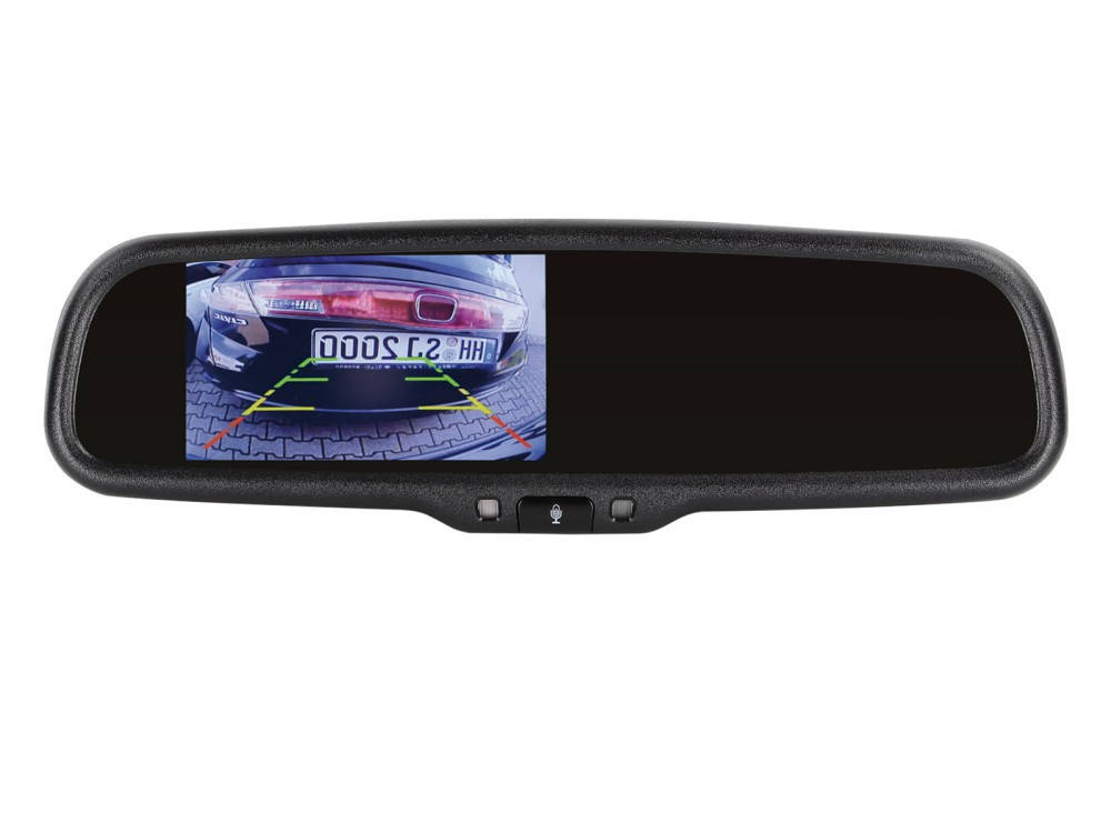 Univerz?lis t?k?rmonitor 4,3 collos 2x video bemenettel Bluetooth kihangos?t?val 771000-6512 visszapillantó tükör monitor 0
