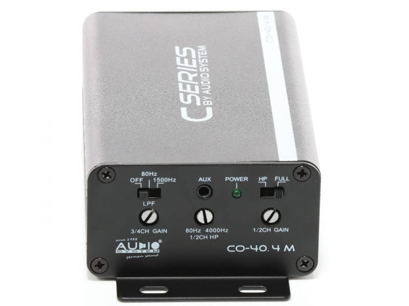 Audio System CO szériás CO-40.4 M 4 csatornás autóhifi erősítő 0