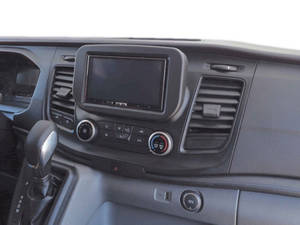 ACV Ford Transit (FD) 2019.06-2024 dupla DIN autórádió beszerelő keret matt fekete 381114-40-1 Autospecifikus rádiókeret 2DIN