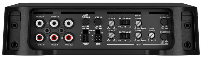 Hertz DP 4.300 Dieci Power kompakt D osztályú 4/3/2 csatornás erősítő 4 csatornás autóhifi erősítő 0