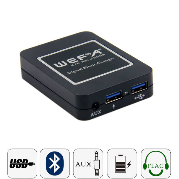 WEFA WF-606 BLUETOOTH/MP3/USB/AUX ILLESZTŐ (MAZDA) Autospecifikus AUX adapter és Bluetoot egység 0