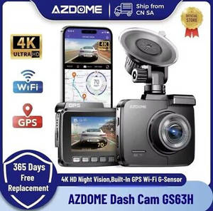 AZDOME GS63H 4K PRÉMIUM MENETRÖGZÍTŐ KAMERA MAGYAR NYELVVEL (WIFI + GPS + WDR +…) 