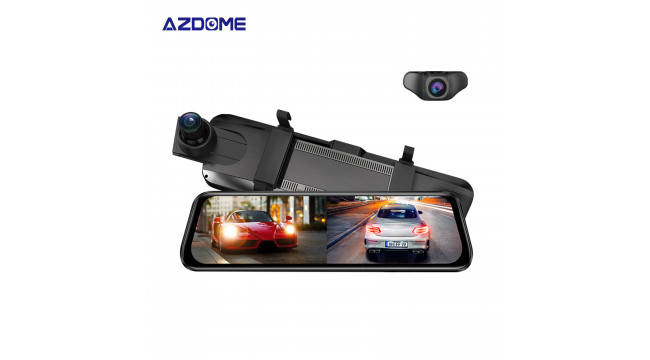 AZDOME AR09 MAGYAR NYELVŰ, WIFIS, 1440P + 1080P HÁTSÓ AUTÓS FEDÉLZETI KAMERA Menetrögzítő kamera 0