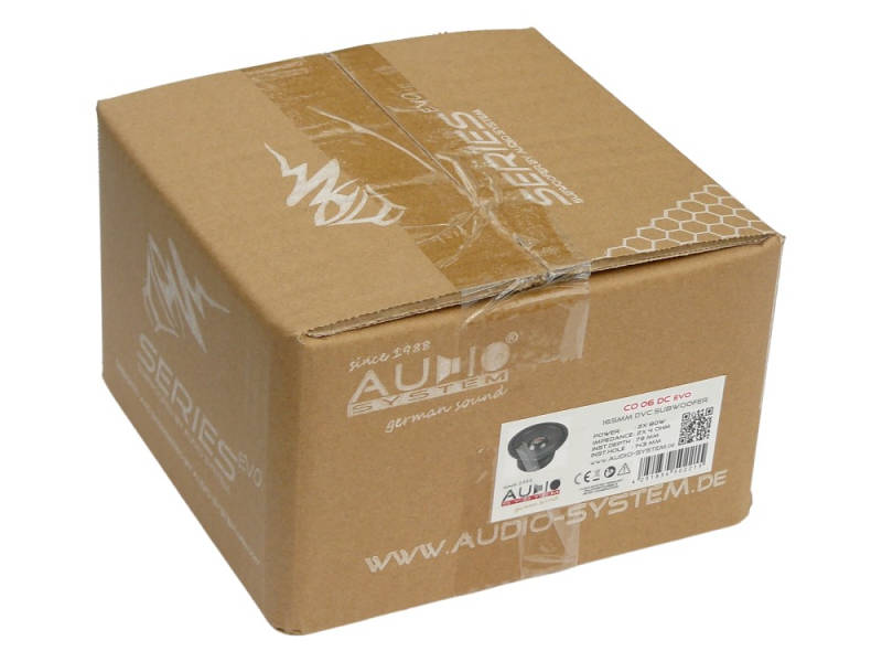 Audio System CO 06 DC EVO mélynyomó 165mm 2x4 Ohm Kick Bass hangszóró 0